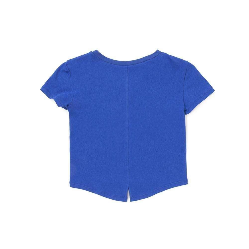 OMAMIMINI:Boys T-shirt with 'Present Perfect' Print | Blue OM96