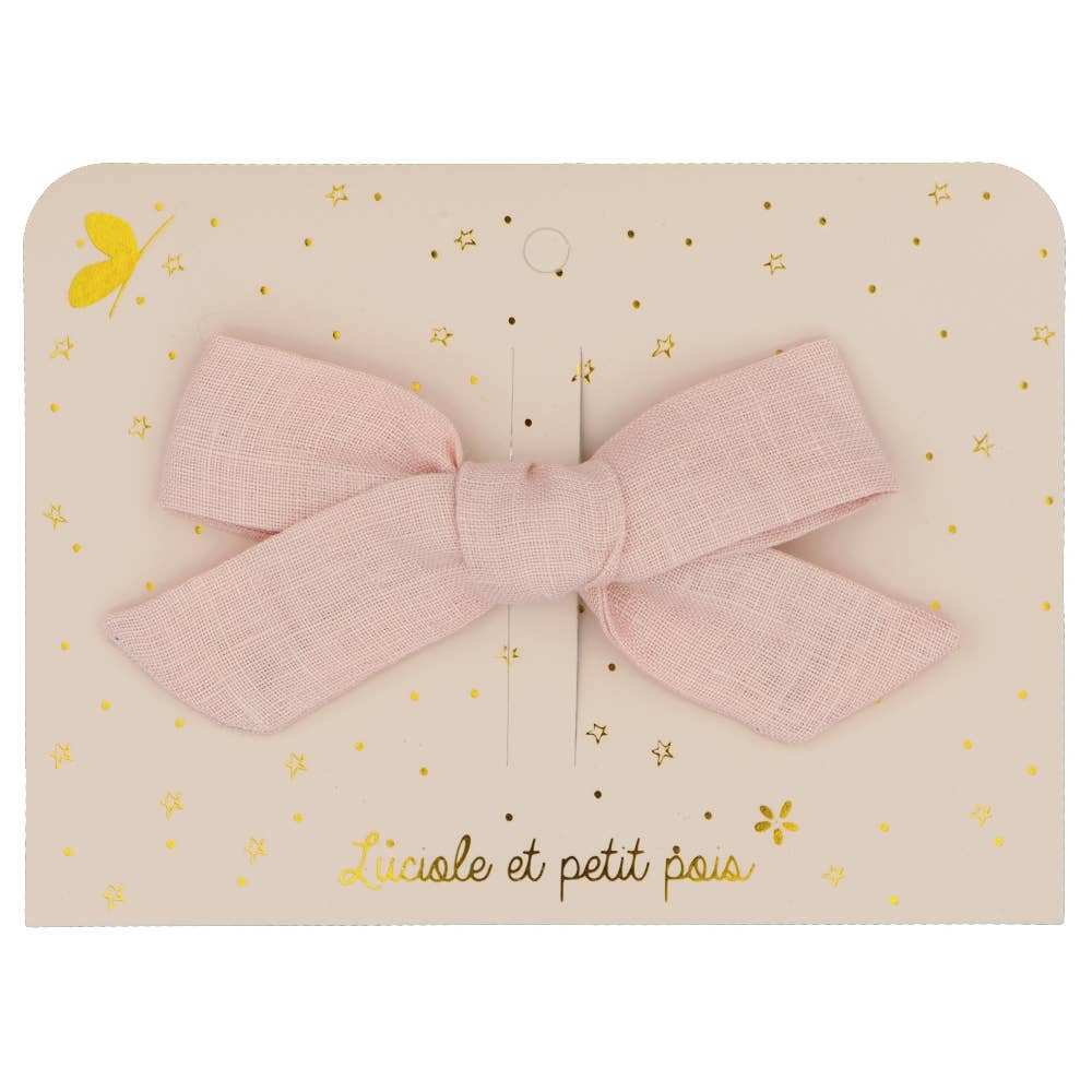Pink Princess bow clip