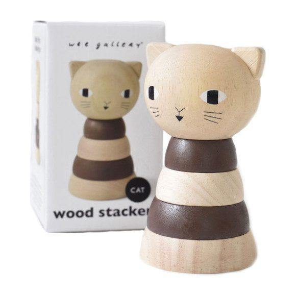 Wooden Stacker | Cat - OMAMImini