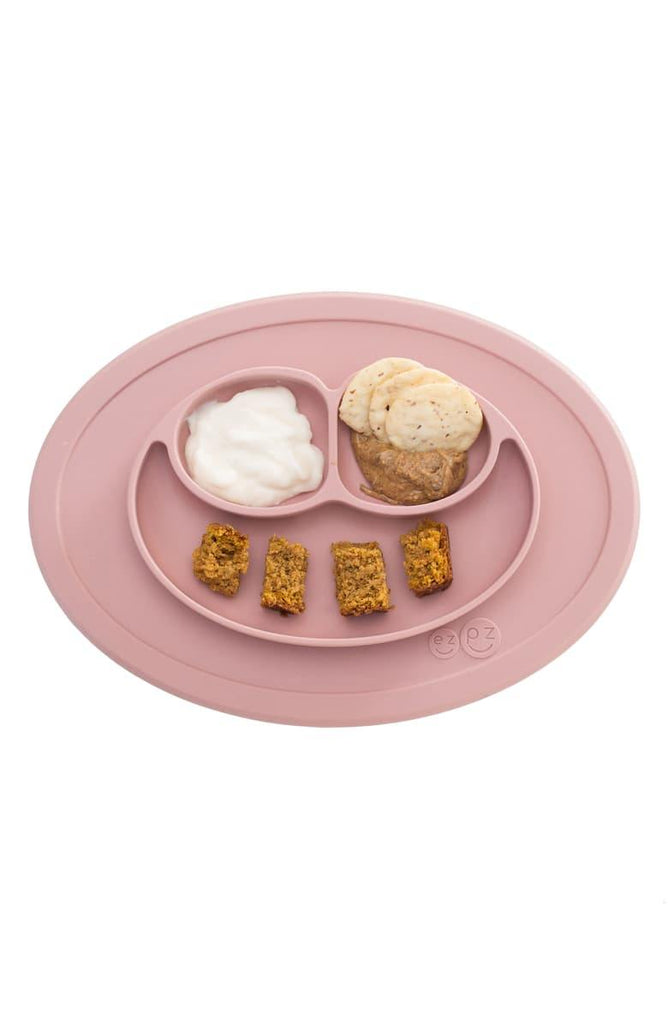 Mini Mat - Placemat and Plate with Suction | Blush - OMAMImini