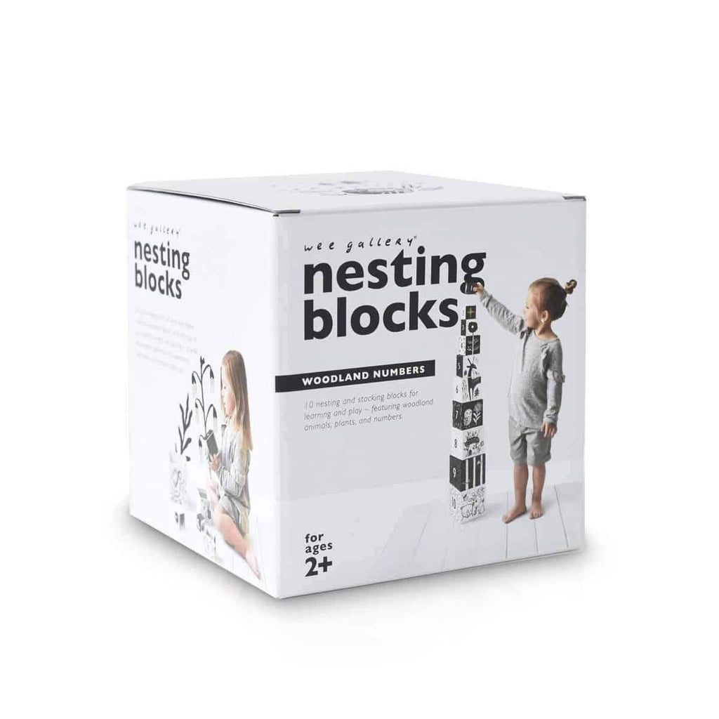 Woodland Number Nesting Blocks - OMAMImini