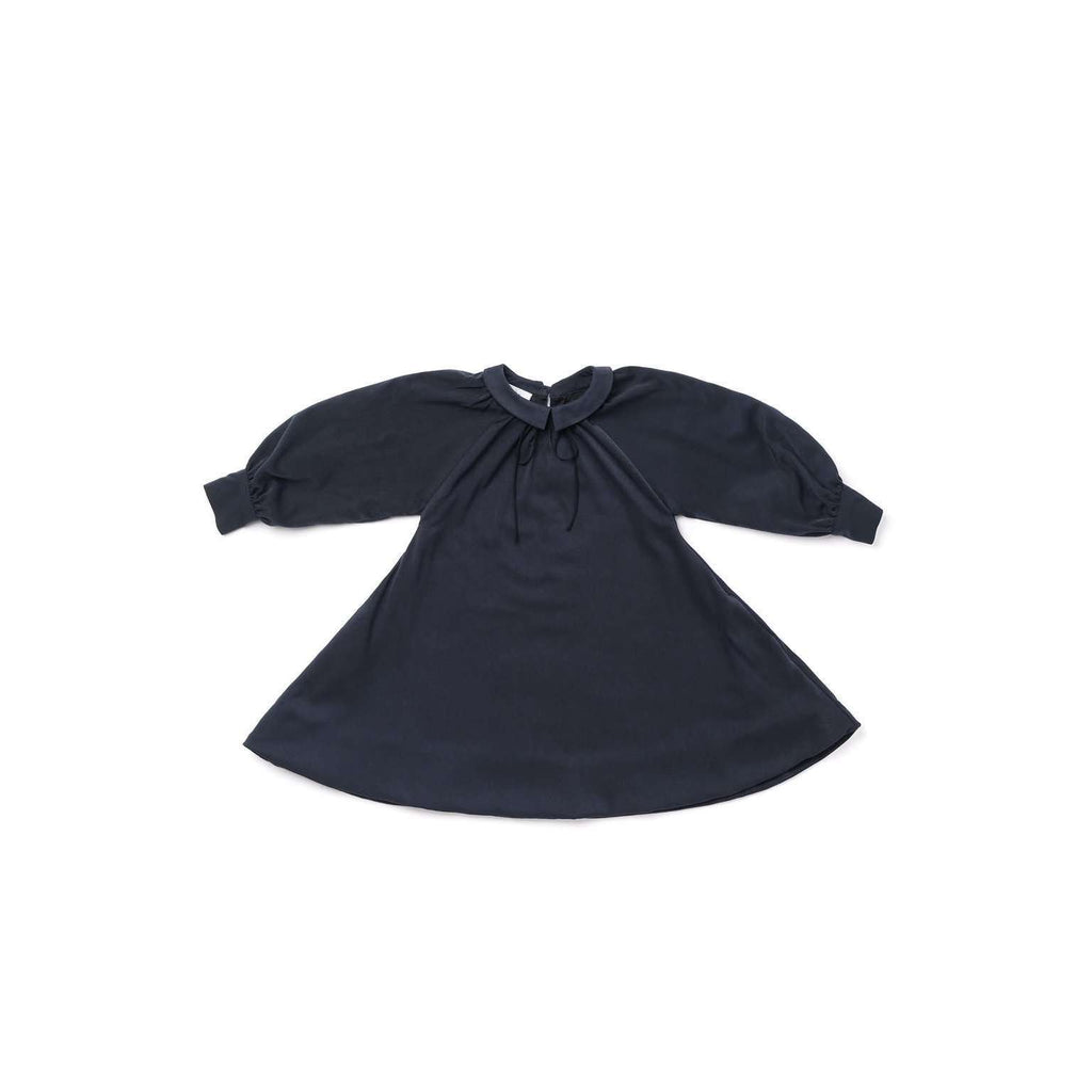 OMAMIMINI:Peter Pan Collar Tent Dress | OM295 Navy